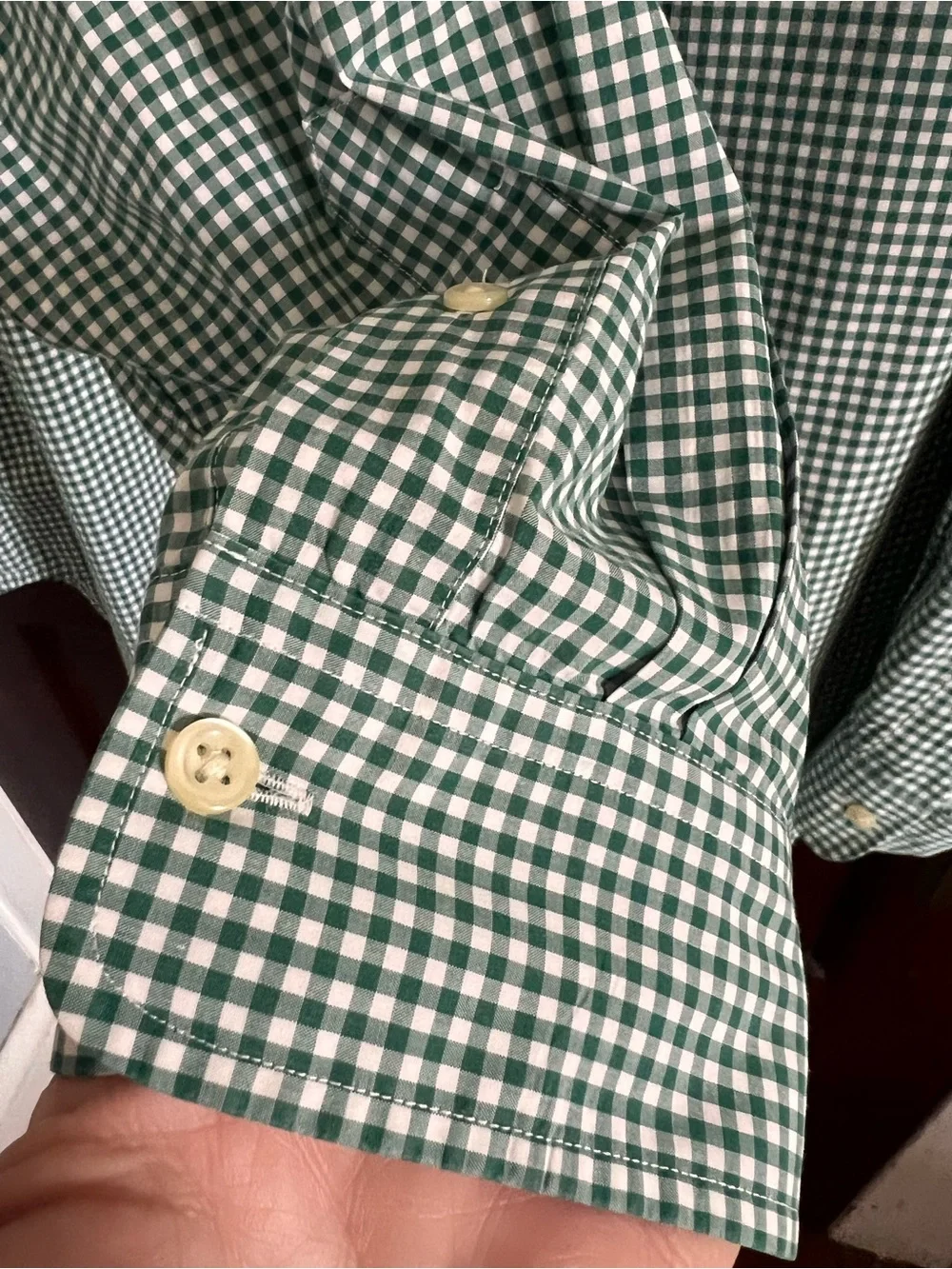 Polo Ralph Lauren 100% Cotton Stretch Button Down Green size 2XB